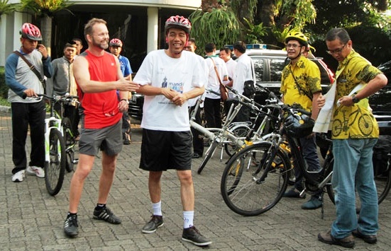 Stig Traavik, Dubes Norwegia Pilih `Bike to Work`di Jakarta